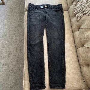 American Eagle Hi Rise Jeans Jegging Black size 14